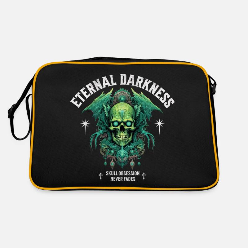 Skull Skull Skeleton Dark Dark Retro Bag