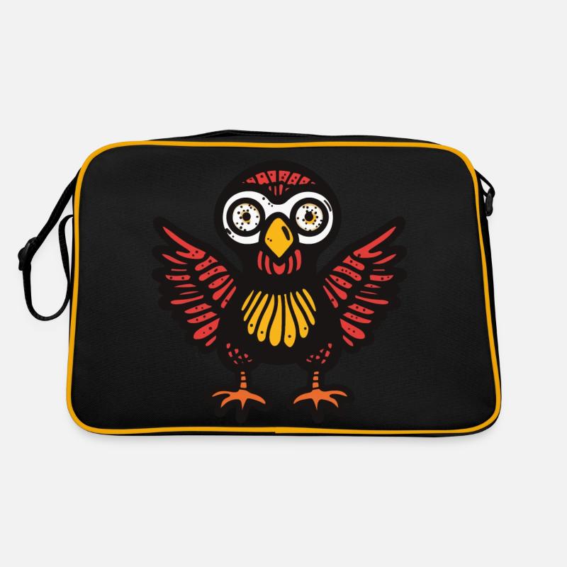Dinde Halloween Bande dessinée drôle Sac Retro