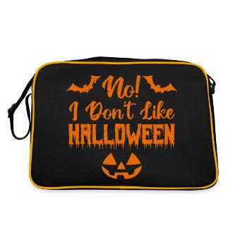 I don't like halloween - Retro Bag - black/gold - Back