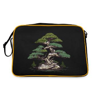 Bonsai tree - Retro Bag - black/gold - Back