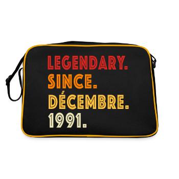 Des Années D'excellence Décembre 1991 Cadeau - Sac Retro - noir/or - Dos