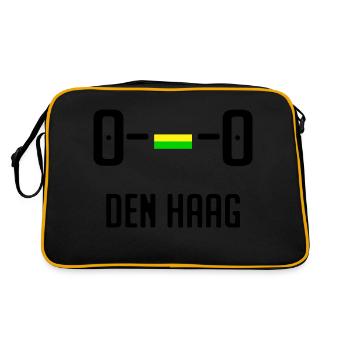 O O LES FEMMES DE LA HAYE - Sac Retro - noir/or - Dos