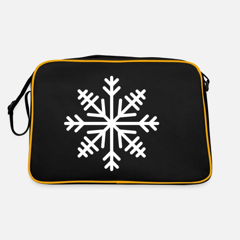 Flocon de neige - Sac Retro - noir/or
