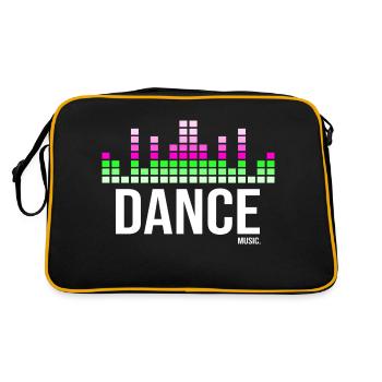 Dance music - Retro Bag - black/gold - Back