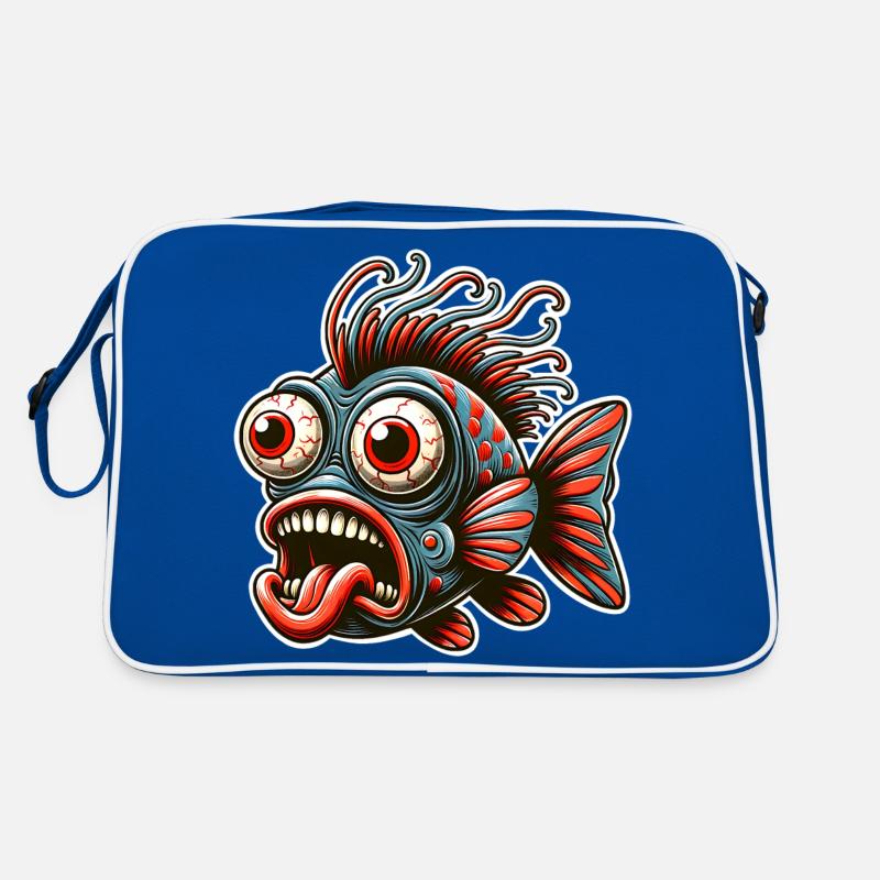 Fisch Crazy Retro Tasche