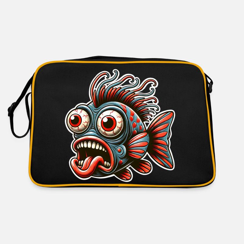 Fisch Crazy Retro Tasche