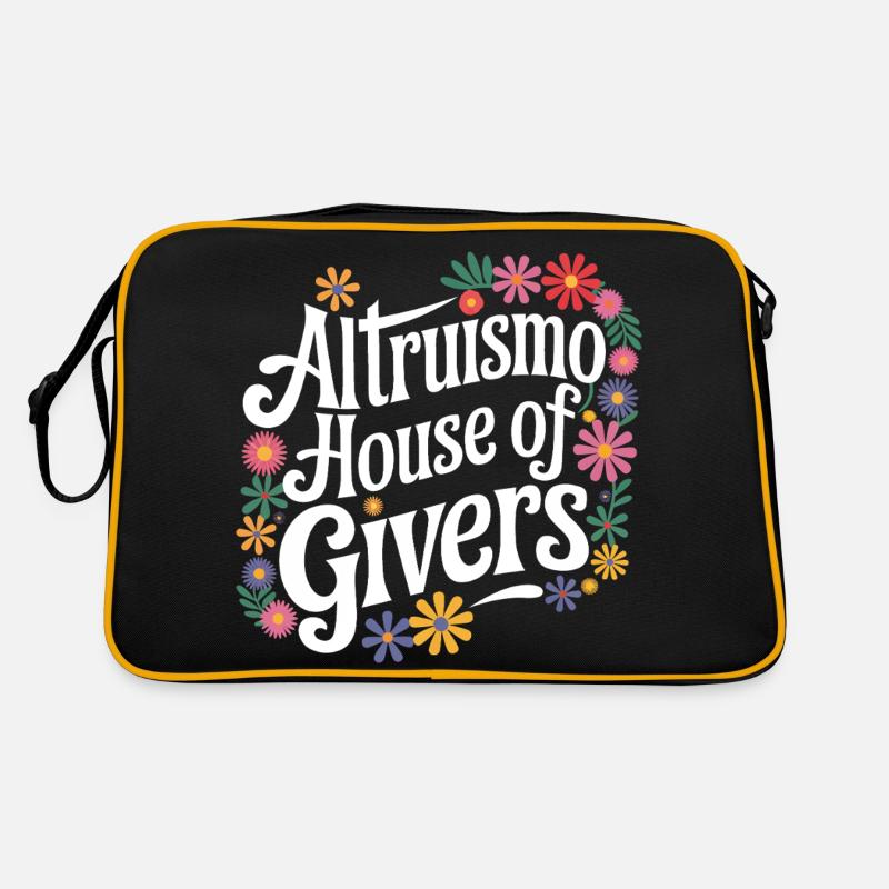 Altruisme Don désintéressé Donner d’école Sac Retro