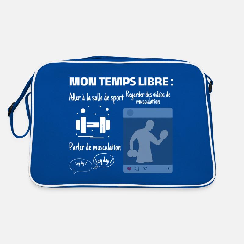Meine Freizeit: 100% Bodybuilding Retro Tasche