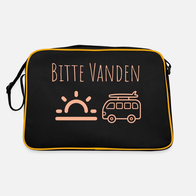 Bitte VANDEN an der Sonne Retro Tasche