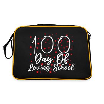 100 Jours D’école Aimante | 100 Jours D’école - Sac Retro - noir/or - Dos