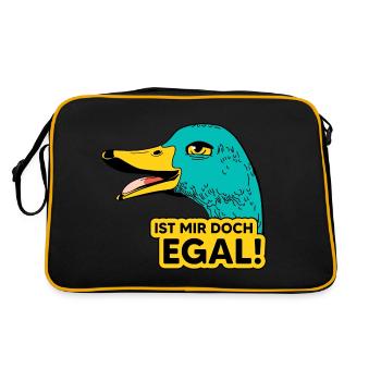 Je m’en fous - Sac Retro - noir/or - Dos