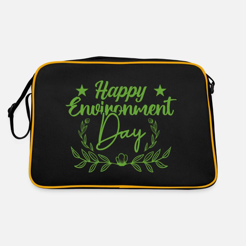 World Environment Day - Retro Bag - black/gold