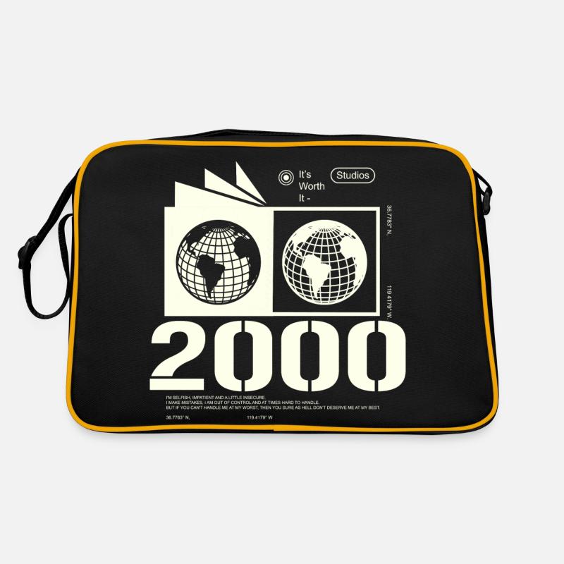 Jahrgang 2000 Retro Geburtstag Geschenk 2000 Retro Tasche