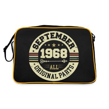 56e anniversaire 1968 Légendaire depuis septembre 1968 - Sac Retro - noir/or - Dos