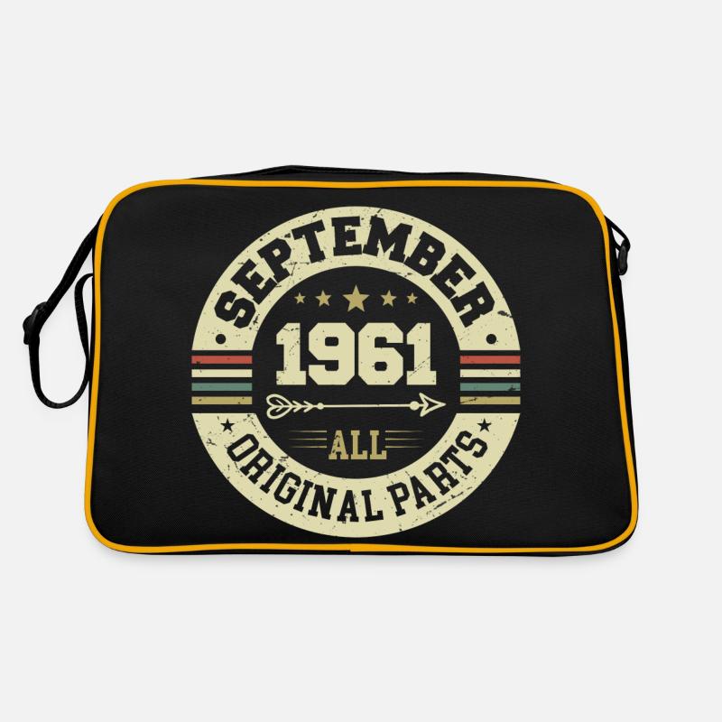 63. Geburtstag 1961 Legendär seit September 1961 Retro Tasche