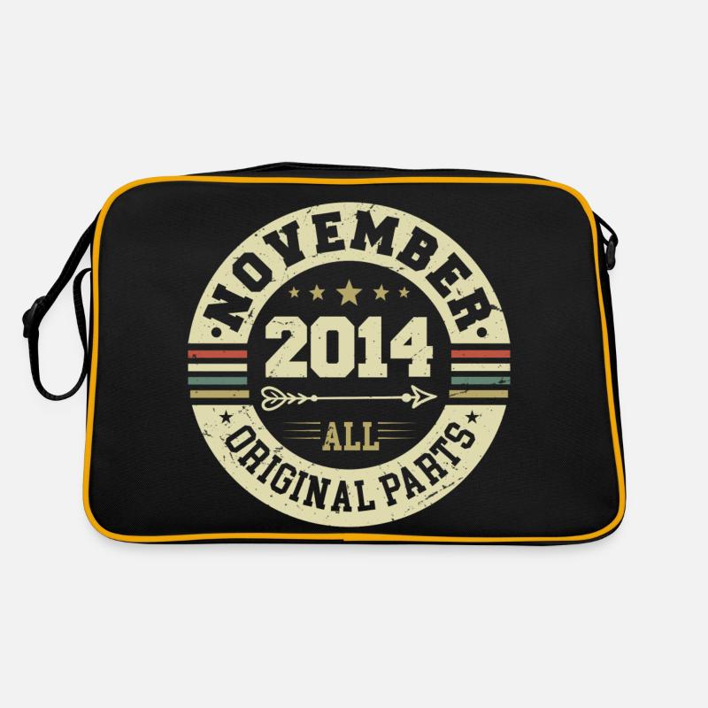 Vintage November 2014 - Geburtstag November 2014 Retro Tasche