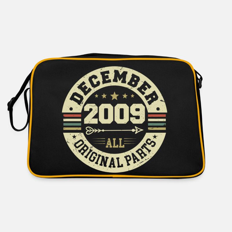 Legends Birthday December 2009 Born Gift Retro Bag