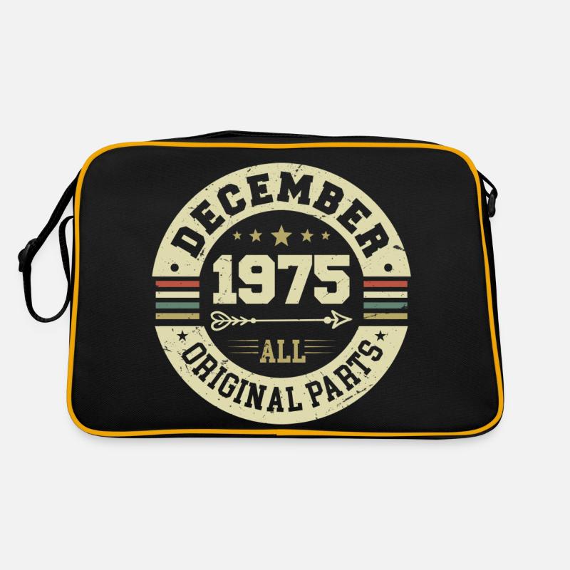Legends Birthday December 1975 Born Gift Retro Bag
