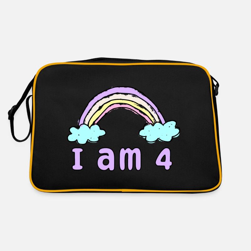 Cadeau 4 ans Anniversaire J'ai 4ans Sac Retro