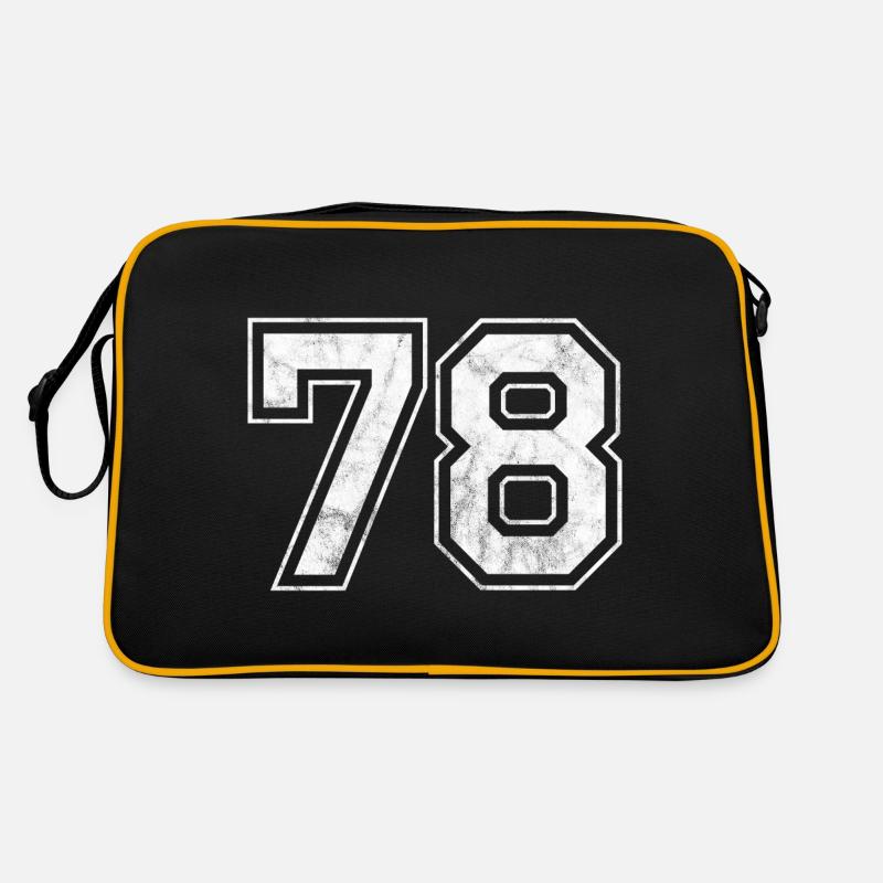 Number 78 Retro Bag