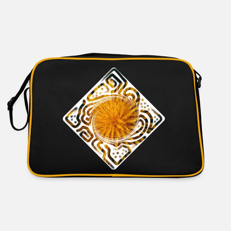 Abstrait de fleur de pissenlit Sac Retro