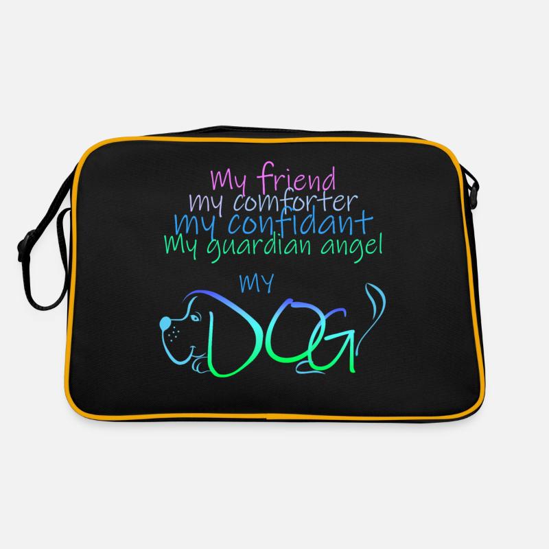 my dog Retro Tasche