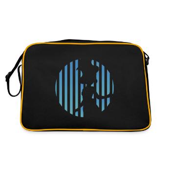 La sirène aux vague bleue - Sac Retro - noir/or - Dos