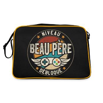 Niveau Beau Père Débloqué - Sac Retro - noir/or - Dos