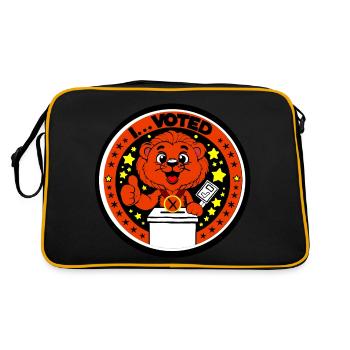I... Voted - Retro Bag - black/gold - Back