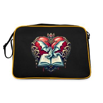 Heart of ZILANT - Retro Bag - black/gold - Back