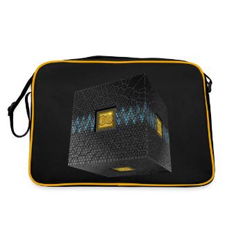 CUBE - Sac Retro - noir/or - Dos
