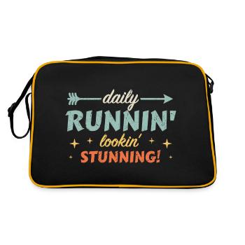 Daily Runnin' - Lookin' Stunning! - Retro Bag - black/gold - Back