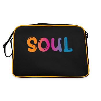 Soul - Retro Bag - black/gold - Back