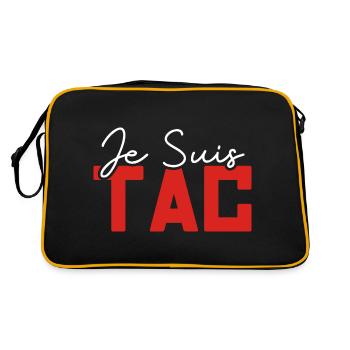 Je Suis TAC , TIC Et TAC , Duo Drole - Sac Retro - noir/or - Dos