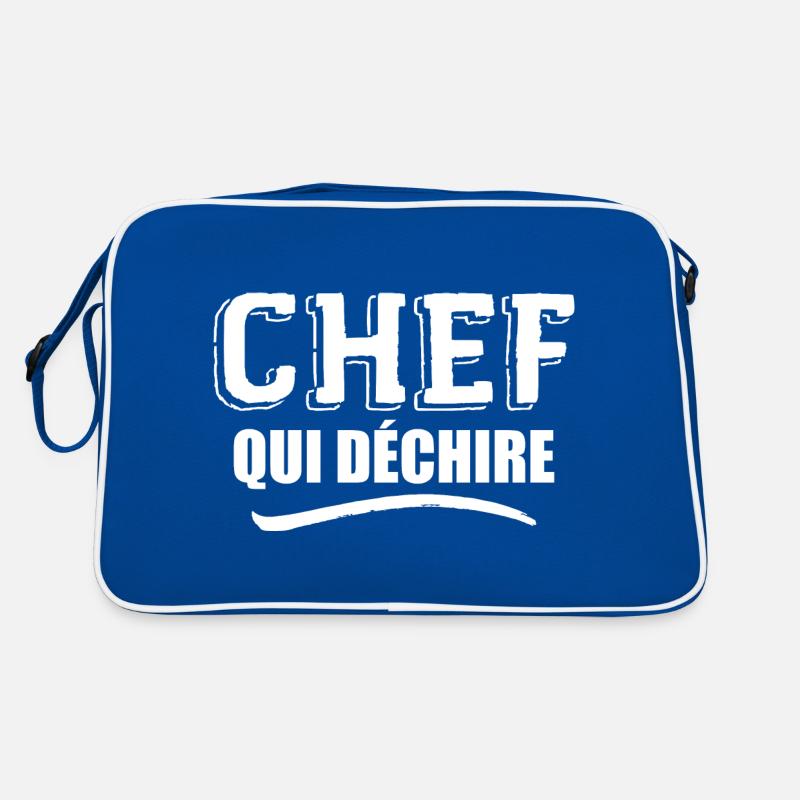 Chef Qui Déchire Sac Retro