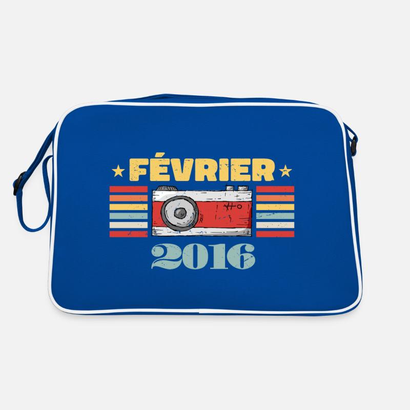 Février 2016 Vintage Anniversaire Rétro Cadeau Sac Retro