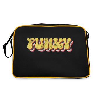 Funky Retro - Retro Bag - black/gold - Back