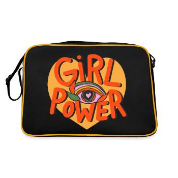 Girl Power Retro Evil Eye - Retro Bag - black/gold - Back