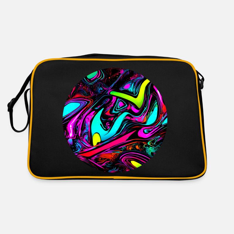 Néon style abstrait tendance Glow Party Sac Retro