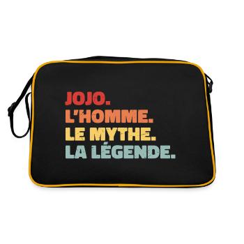 Jojo l'homme le mythe la légende - Sac Retro - noir/or - Dos