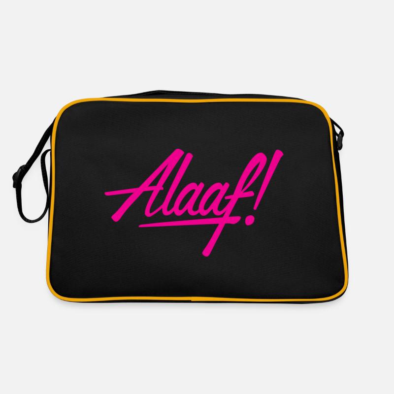 Alaaf! Design rosa Retro Tasche