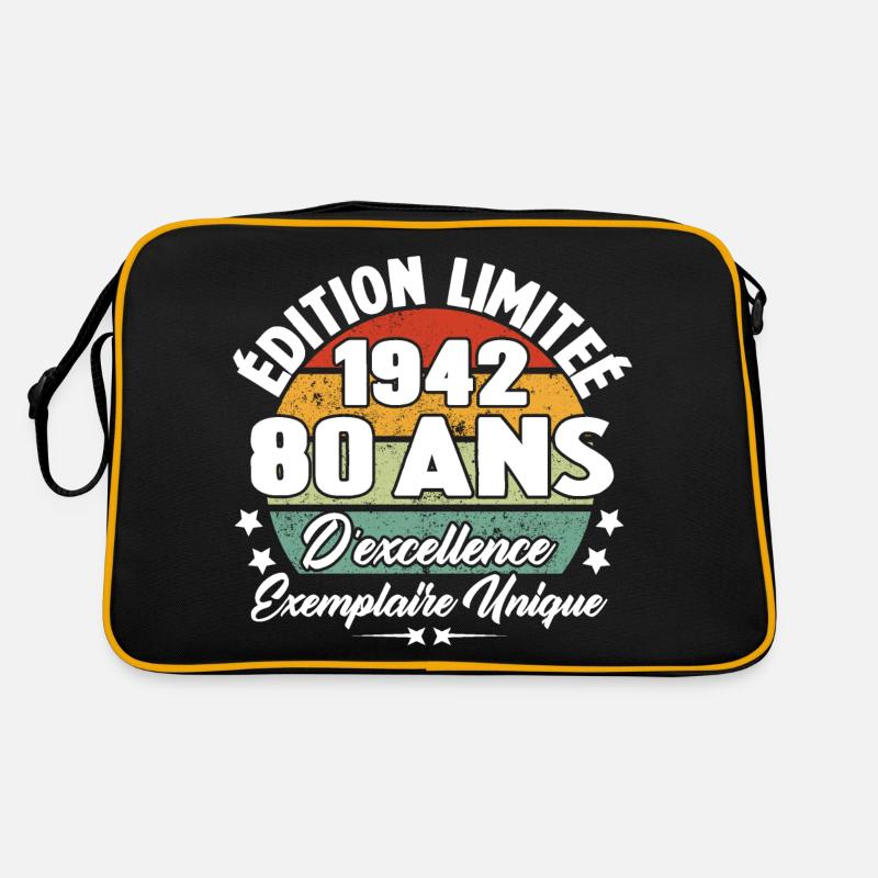 Cadeau 80 ans d'excellence / Édition limitée 1942 Sac Retro
