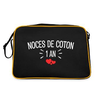 Noces de Coton - Sac Retro - noir/or - Dos