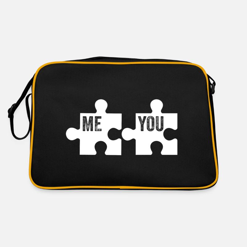 ICH DU | PUZZLE | PAAR Retro Tasche