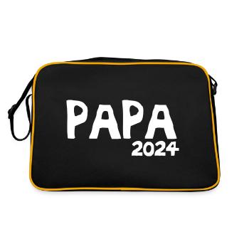 Dad 2024 Future Dad 2024 - Retro Bag - black/gold - Back