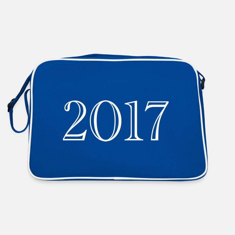 2017 - Geschenk geboren 2017 Retro Tasche