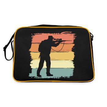 Chasse rétro vintage - Sac Retro - noir/or - Dos