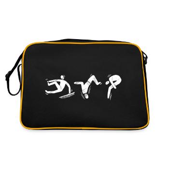 Parkour Run Jumping - Sac Retro - noir/or - Dos