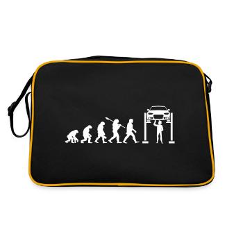 Evolution mécanique - Sac Retro - noir/or - Dos