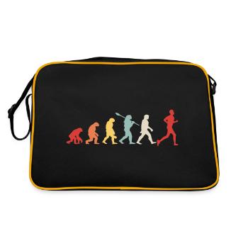 Evolution du marathon - Sac Retro - noir/or - Dos
